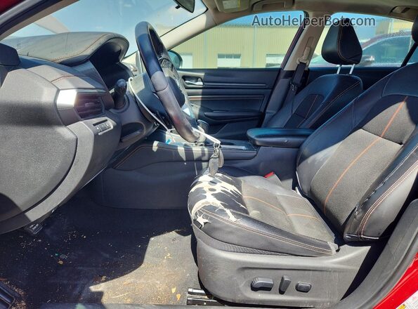 1N4BL4CV1KC190977 2019 NISSAN ALTIMA Red Widok deski rozdzielczej
