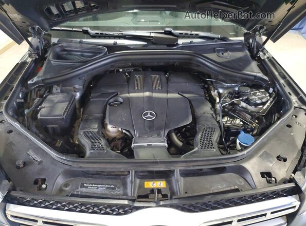 4JGDF6EE6KB225629 2019 MERCEDES-BENZ GLS Gray VIN sticker view