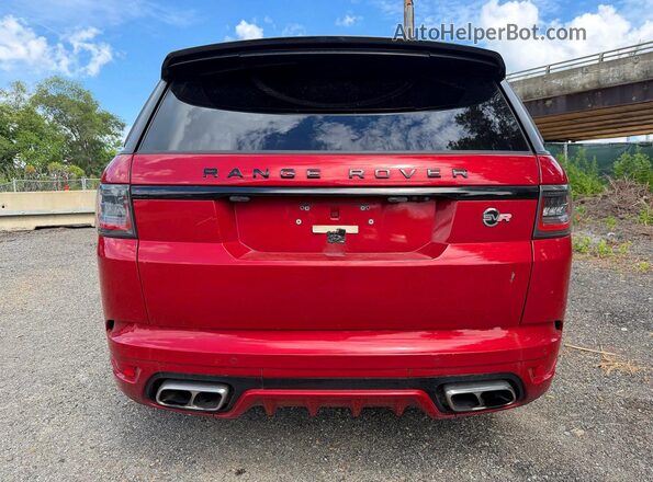 SALWZ2SE8JA191871 2018 LAND ROVER RANGE Red 360 interior view