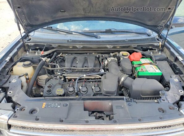 2FMGK5C80GBA10703 2016 FORD FLEX Blue VIN კოდის სტიკერის ხედი