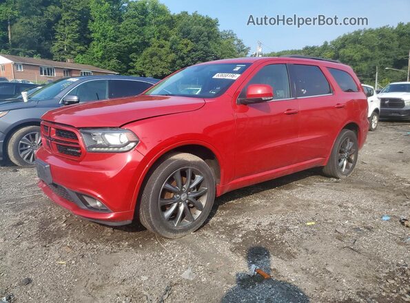 1C4RDJDG2JC362291 2018 DODGE DURANGO Red Tył lewy