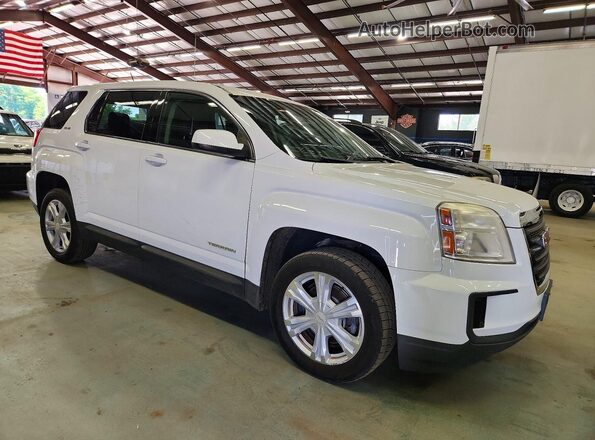 2GKALMEK0H6316258 2017 GMC TERRAIN White Вид спереду