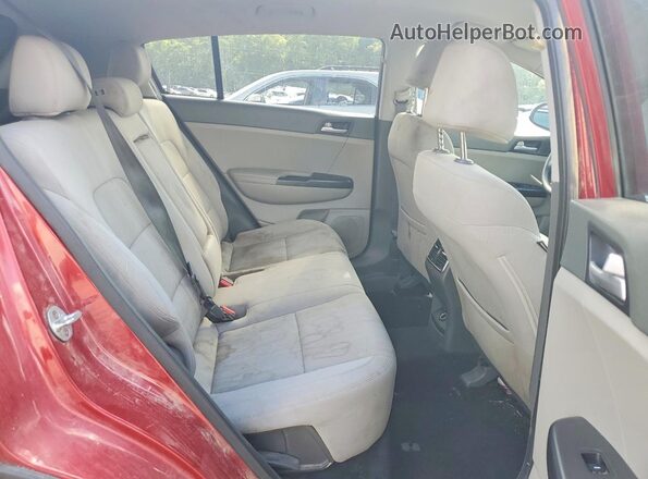 KNDPM3AC3H7296535 2017 KIA SPORTAGE Red ძრავის განყოფილების ხედი