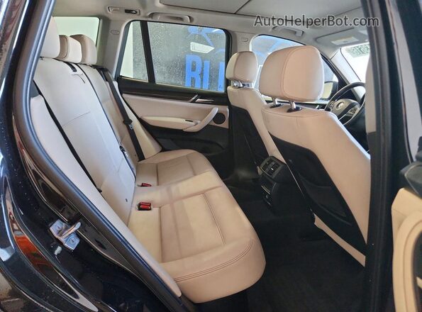 5UXWX9C58G0D78824 2016 BMW X3 Black Engine compartment view