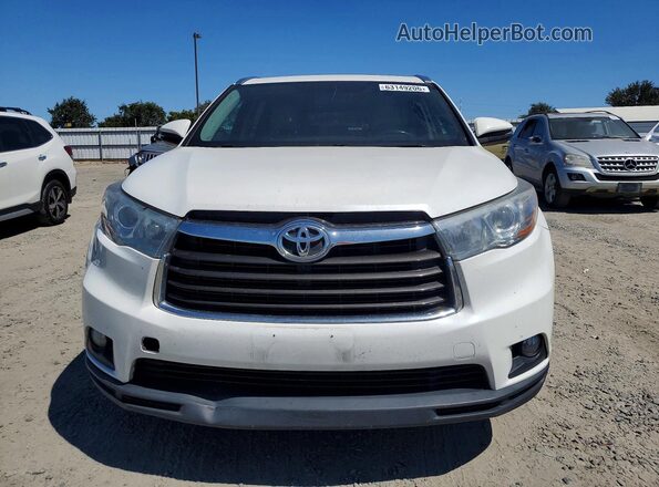5TDKKRFH7GS182162 2016 TOYOTA HIGHLANDER White Հետևի տեսք