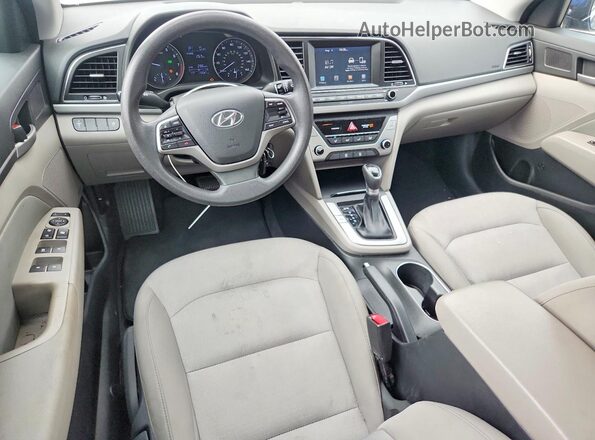 5NPD84LF6HH100992 2017 HYUNDAI ELANTRA Синий Вид щитка приборов