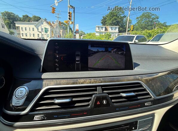 WBA7F2C53JB238489 2018 BMW 7 SERIES Black Առջևի վահանակի տեսք