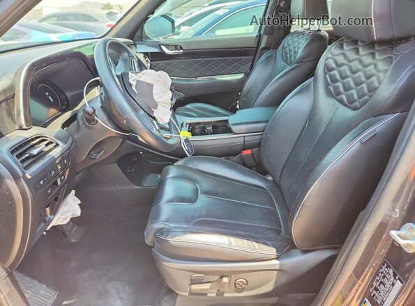 KM8R5DHE6LU142927 2020 HYUNDAI PALISADE Угольный Вид панели приборов