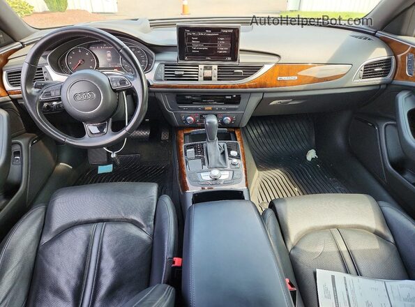 WAUHGAFC8GN007438 2016 AUDI A6 Черный Вид щитка приборов
