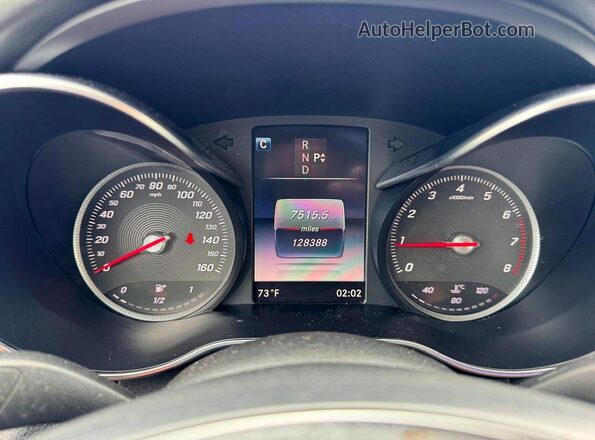55SWF4KB8GU140662 2016 MERCEDES-BENZ C-CLASS Silver ხელსაწყოთა პანელის ხედი