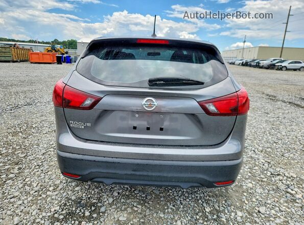 JN1BJ1CP6JW191879 2018 NISSAN ROGUE Серый Вид салона спереди