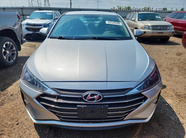 5NPD74LF1KH484321 2019 HYUNDAI ELANTRA Серебряный Вид сзади