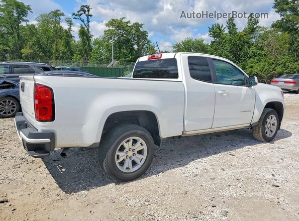 1GCHSCEA5M1206575 2021 CHEVROLET COLORADO Белый Передняя правая четверть