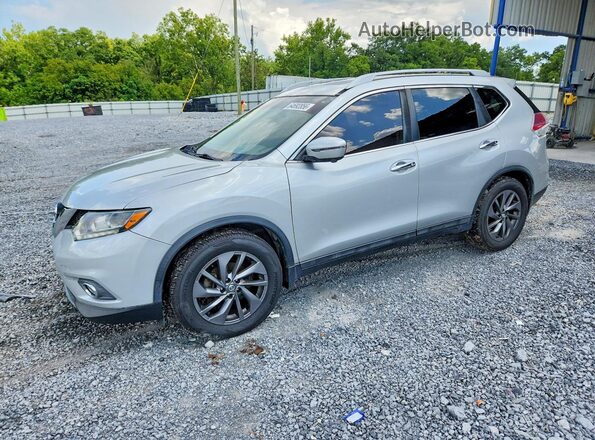 5N1AT2MT6GC917394 2016 NISSAN ROGUE Серебряный Задняя левая четверть