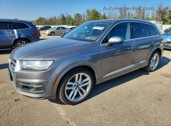 WA1VAAF76JD024742 2018 AUDI Q7 Gray Задня ліва чверть