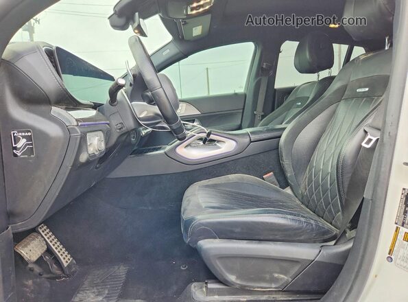 4JGFD6BB6MA185375 2021 MERCEDES-BENZ GLE White წინა პანელის ხედი