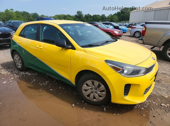 3KPA25AB8JE119984 2018 KIA RIO Yellow Vista frontal
