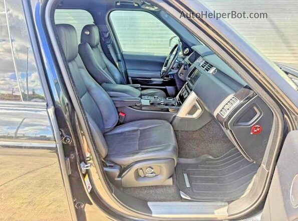 SALGS2FK7HA368610 2017 LAND ROVER RANGE ROVER Черный Вид панели приборов