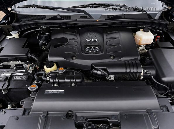 JN8AZ2AE8M9269966 2021 INFINITI QX80 Синий Вид панели приборов