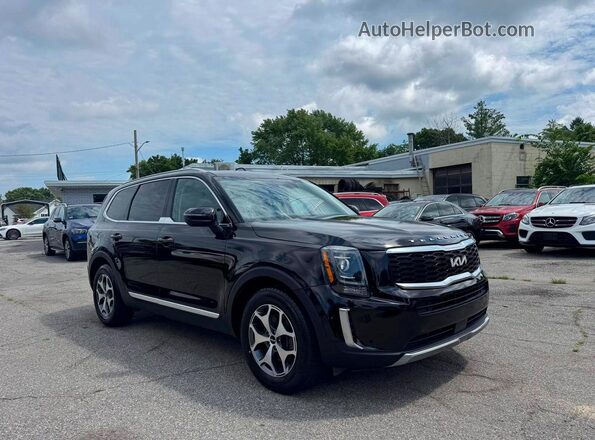 5XYP3DHC5NG204841 2022 KIA TELLURIDE Black Rear left