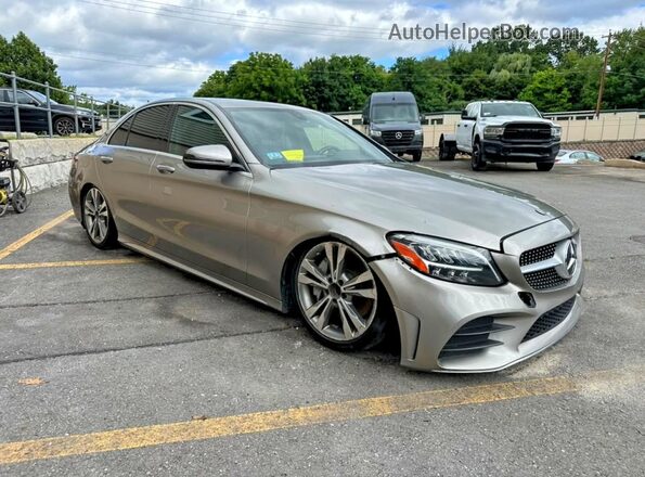 55SWF8EB6LU323927 2020 MERCEDES-BENZ C Silver Вид спереду