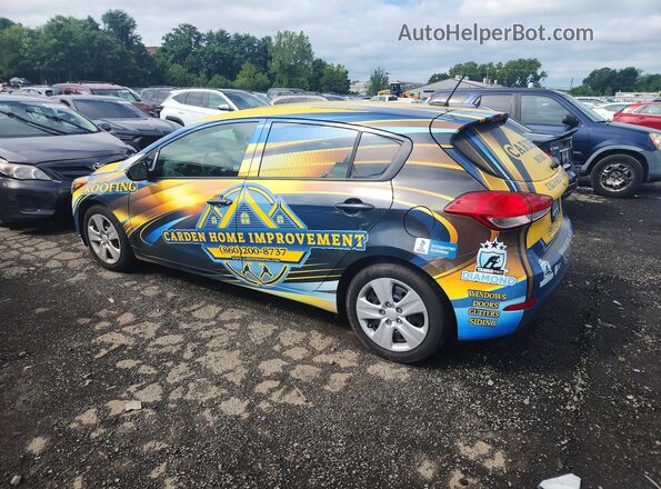 KNAFK5A83G5548669 2016 KIA FORTE Желтый Задняя правая четверть