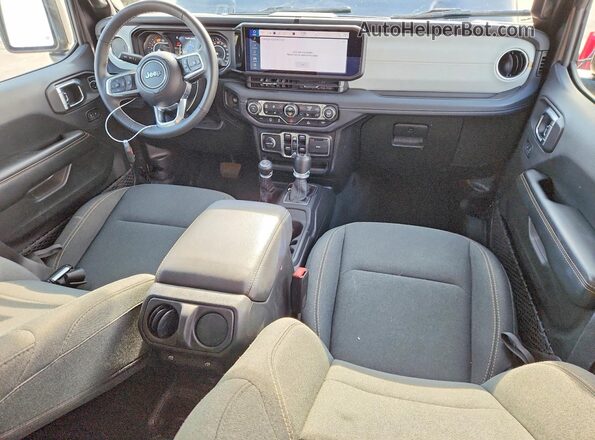 1C4PJXEN3SW574018 2025 JEEP WRANGLER Gray Вид щитка приладів