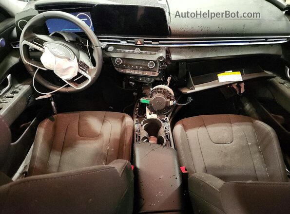 KMHLS4DG7SU988021 2025 HYUNDAI ELANTRA White Vista del cuadro de instrumentos
