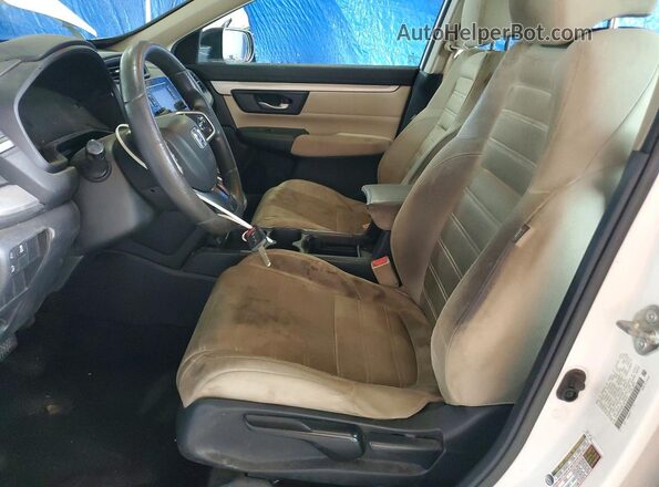 2HKRW2H26LH619376 2020 HONDA CR-V White Dashboard view