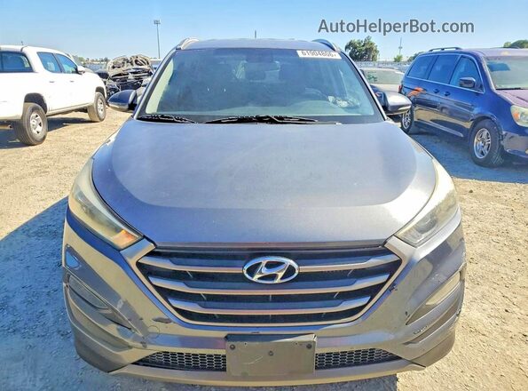 KM8J33A29GU112842 2016 HYUNDAI TUCSON Gray Vista trasera