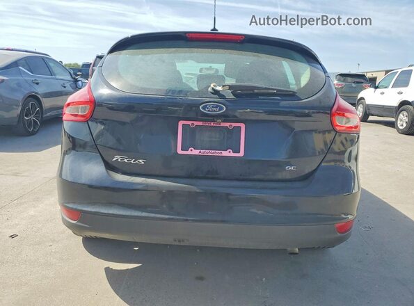 1FADP3K2XHL216483 2017 FORD FOCUS Black Вид салону спереду