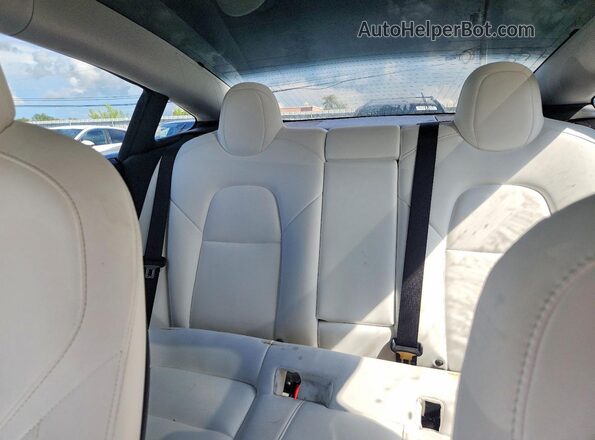 5YJ3E1EA7LF793311 2020 TESLA MODEL 3 White Սալոնի հետևի տեսք