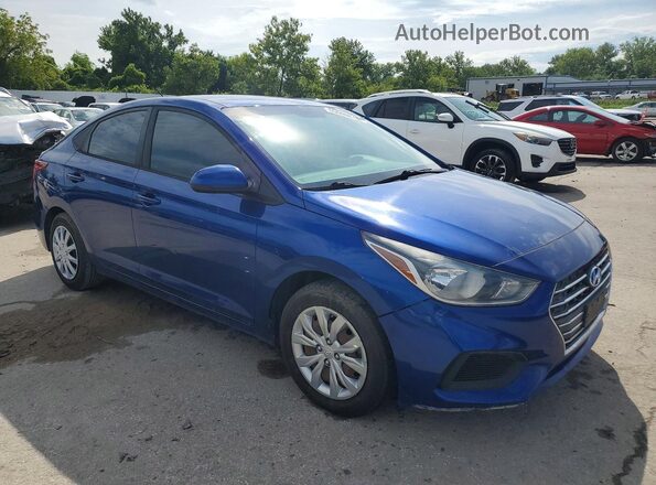 3KPC24A39KE040949 2019 HYUNDAI ACCENT Blue Widok z przodu