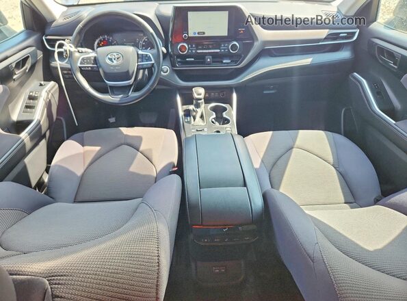 5TDKDRBH8RS550769 2024 TOYOTA HIGHLANDER Silver ხელსაწყოთა პანელის ხედი