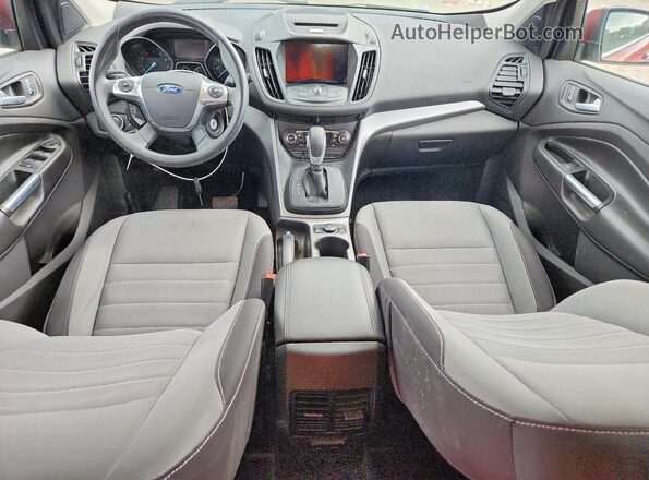 1FMCU9GX1GUC48023 2016 FORD ESCAPE Красный Вид щитка приборов