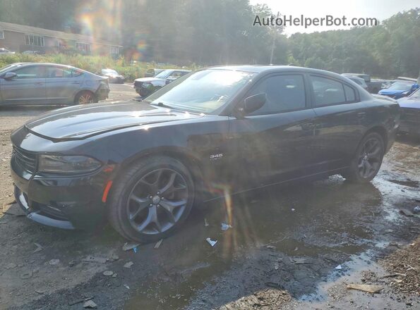2C3CDXCT7GH104561 2016 DODGE CHARGER Black Rear left