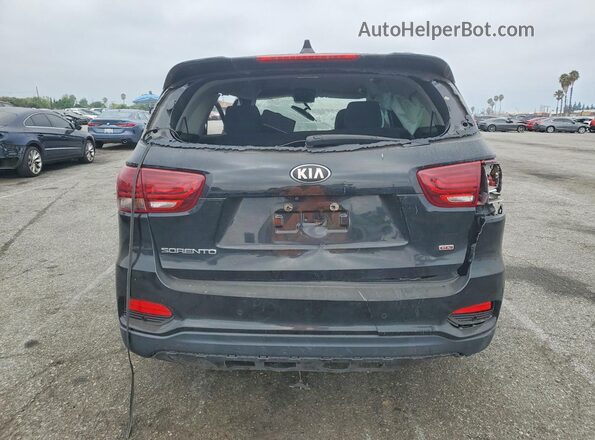 5XYPG4A31KG451963 2019 KIA SORENTO Black Front interior view