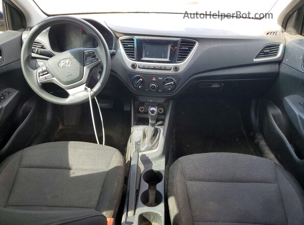 3KPC24A39KE040949 2019 HYUNDAI ACCENT Blue Widok zestawu wskaźników