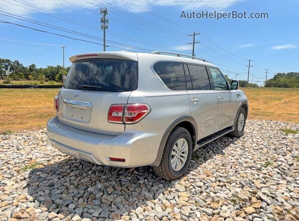 JN8AY2ND7H9008564 2017 NISSAN ARMADA Silver Դիմացի տեսք
