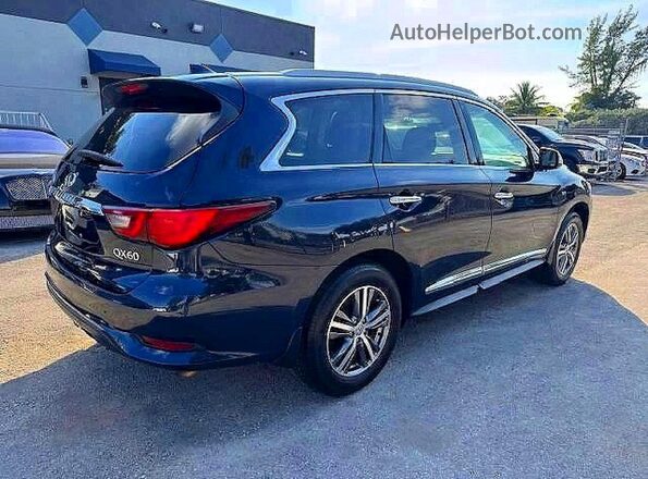 5N1DL0MM4KC561014 2019 INFINITI QX60 Blue Front right