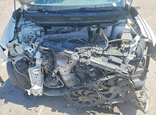 KNMAT2MV0GP636027 2016 NISSAN ROGUE White Widok naklejki z numerem VIN