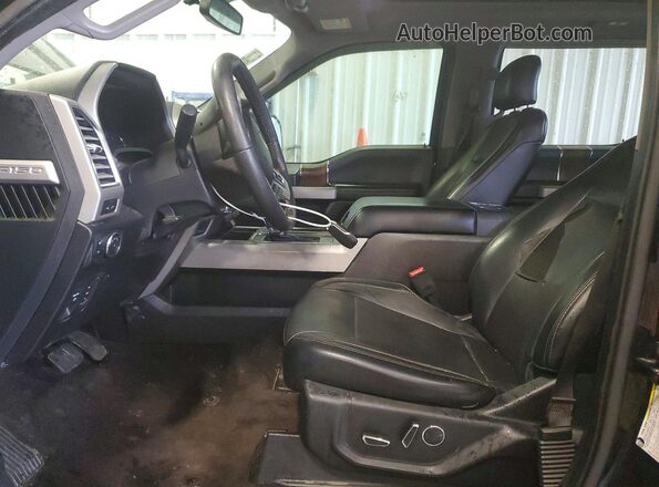 1FTEW1EP6GKD13391 2016 FORD F150 Black Widok deski rozdzielczej