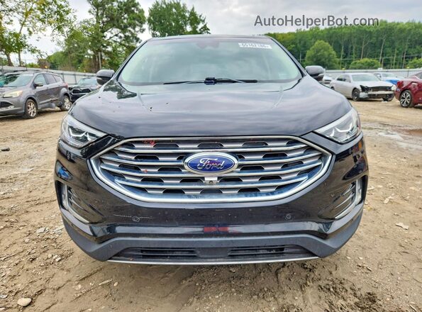 2FMPK4K90KBC22434 2019 FORD EDGE Black უკანა ხედი