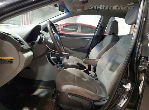 KMHCT4AE4GU977162 2016 HYUNDAI ACCENT Black წინა პანელის ხედი