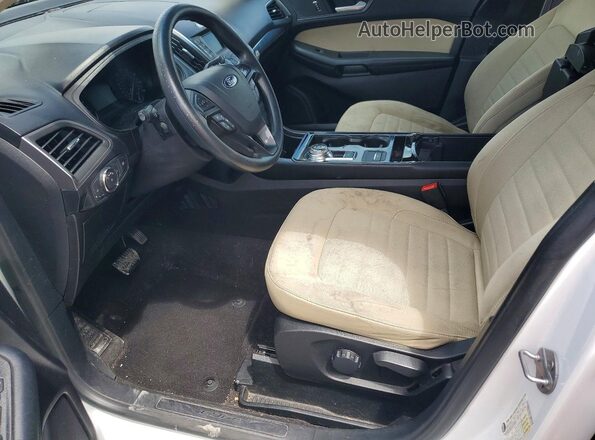 2FMPK3G91KBC24101 2019 FORD EDGE White Widok deski rozdzielczej