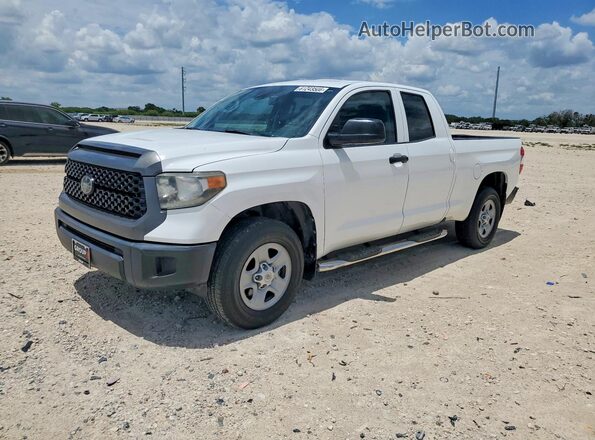 5TFRM5F1XKX141838 2019 TOYOTA TUNDRA White Задня ліва чверть