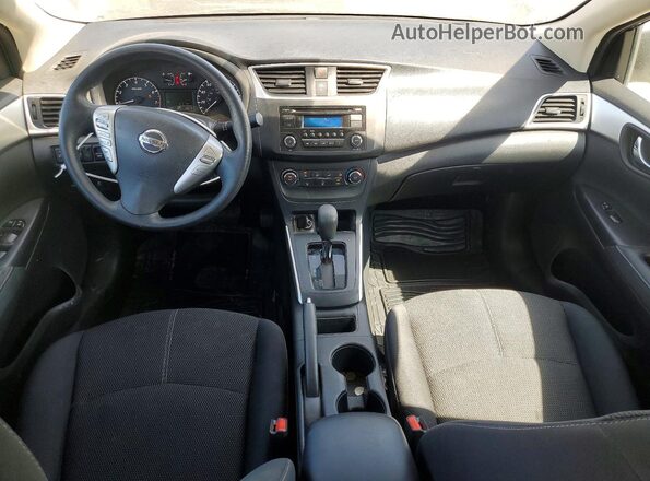 3N1AB7AP5HY232519 2017 NISSAN SENTRA Blue Instrument cluster view