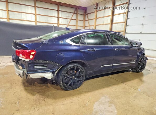 2G1125S37J9166633 2018 CHEVROLET IMPALA Blue Передня права чверть