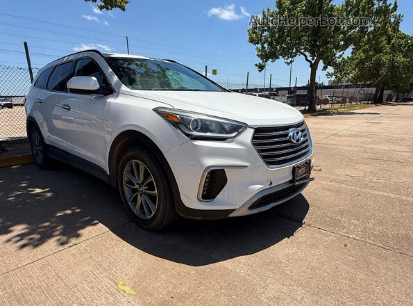KM8SMDHF2HU219426 2017 HYUNDAI SANTA White Հետևի ձախ