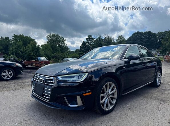 WAUENAF48KN002542 2019 AUDI A4 Black Tył prawy